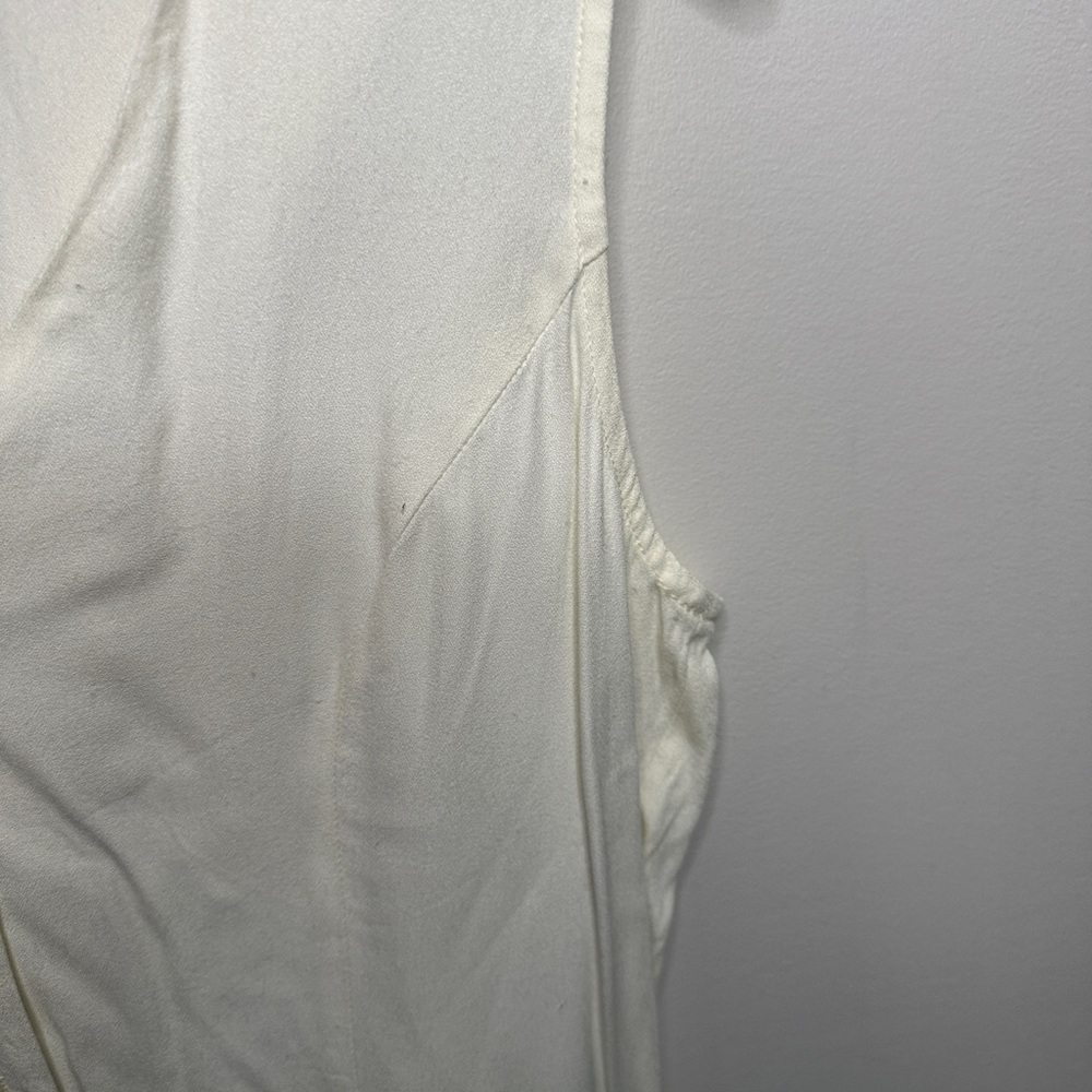 Vintage Jonathan Martin Sleeveless Button Up back tie - Picture 3 of 10